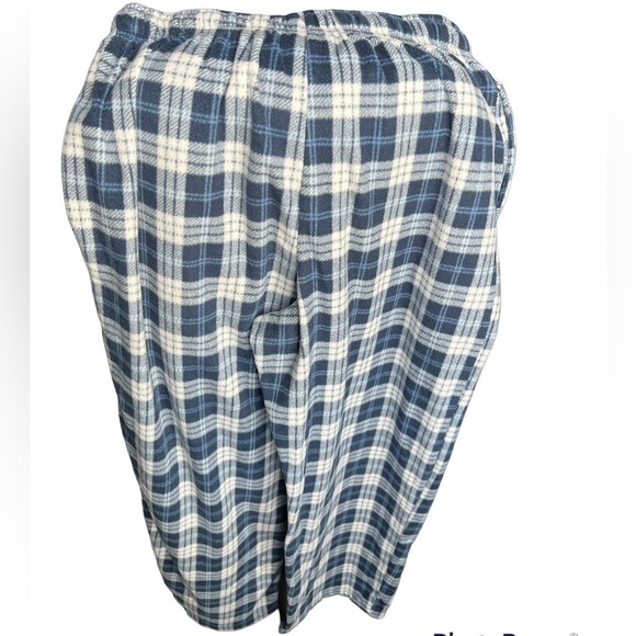 𝅺stafford Men’s PJ Pants Small, Blue and White 100% Polyester. Super Soft - Picture 4 of 7